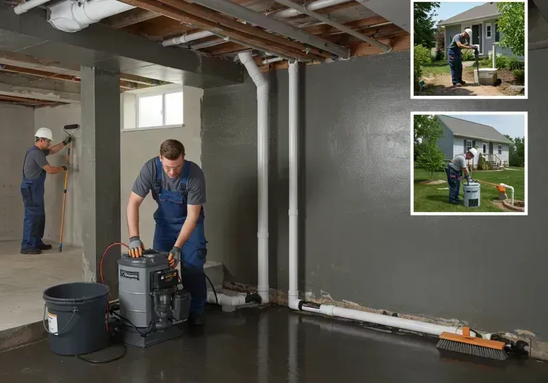 Basement Waterproofing and Flood Prevention process in East Cleveland, OH